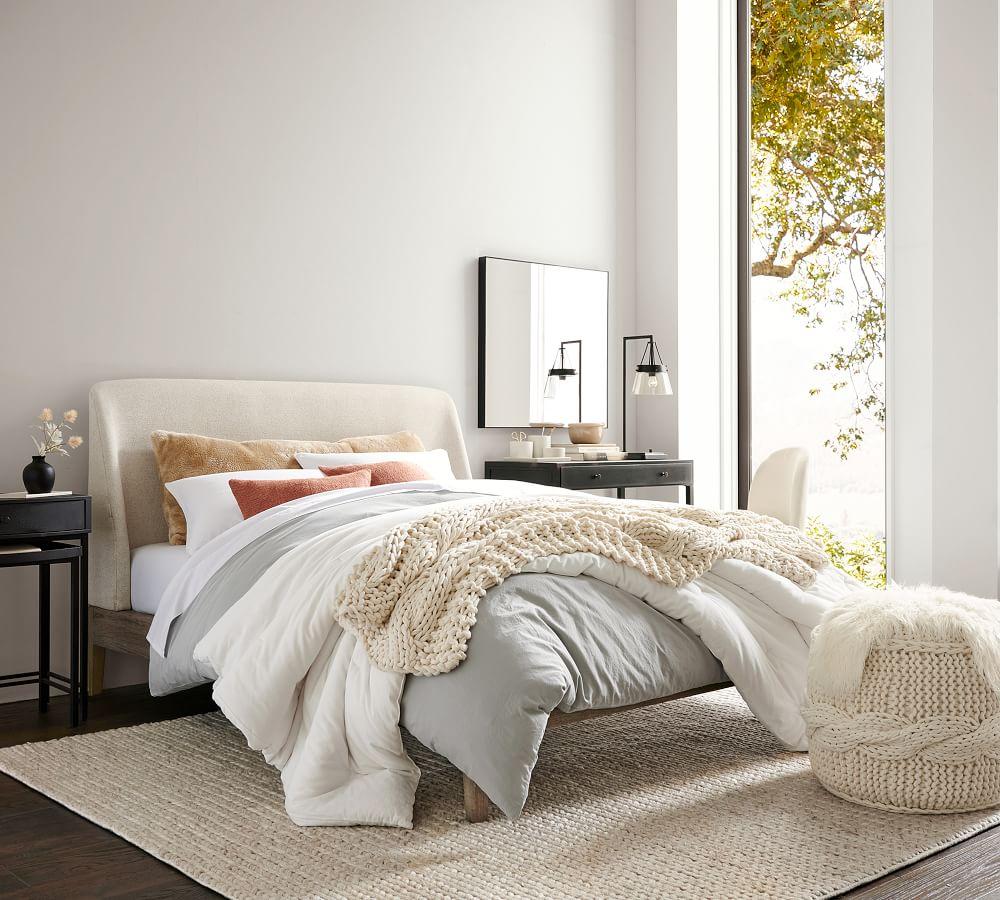 West elm mod shop upholstered platform bed